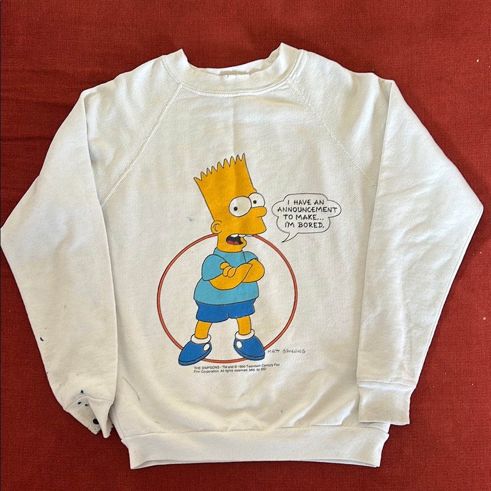 VINTAGE BART SIMPSON child’s sweatshirt